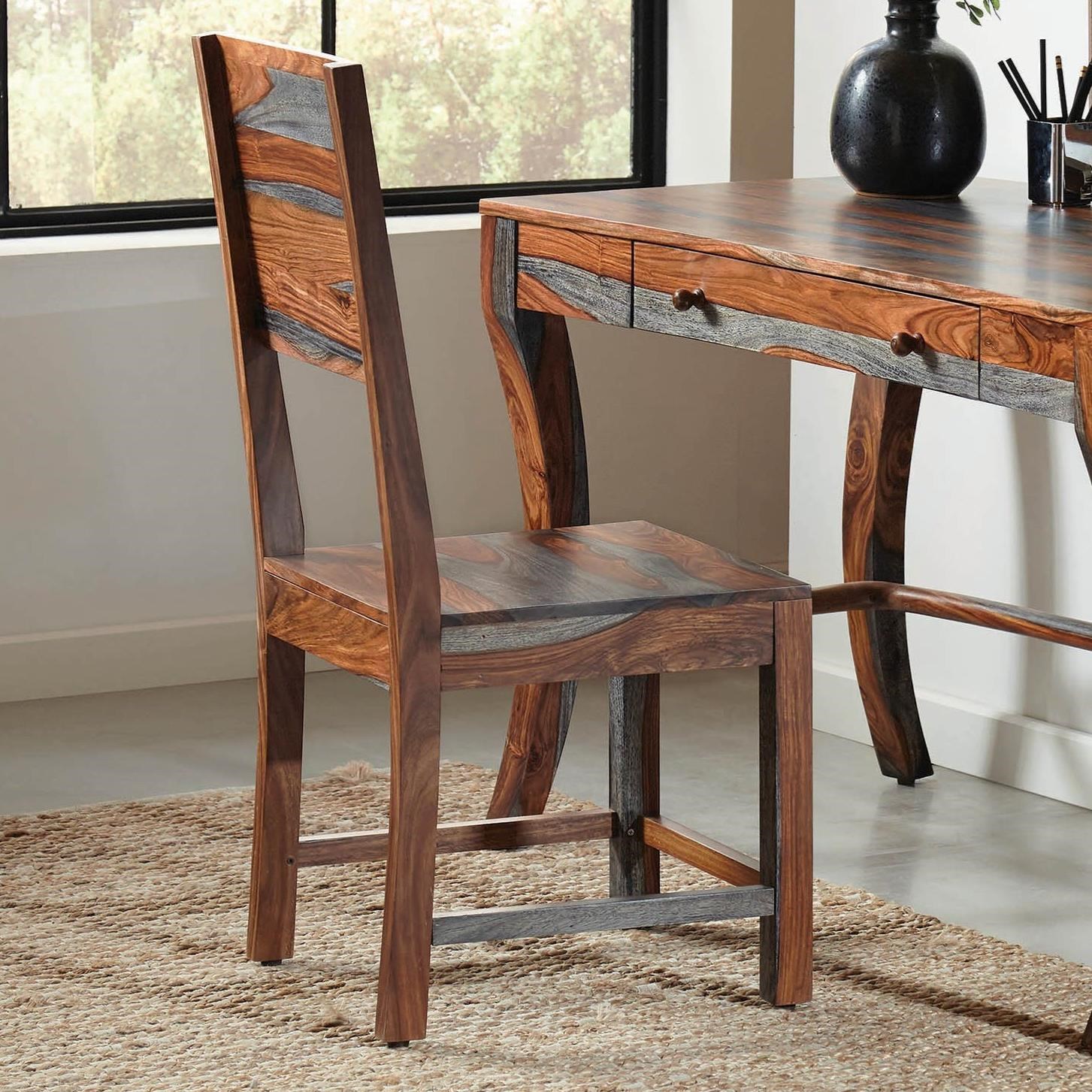 Coaster Murray 802032 Grey Sheesham Desk Chair Dunk Bright