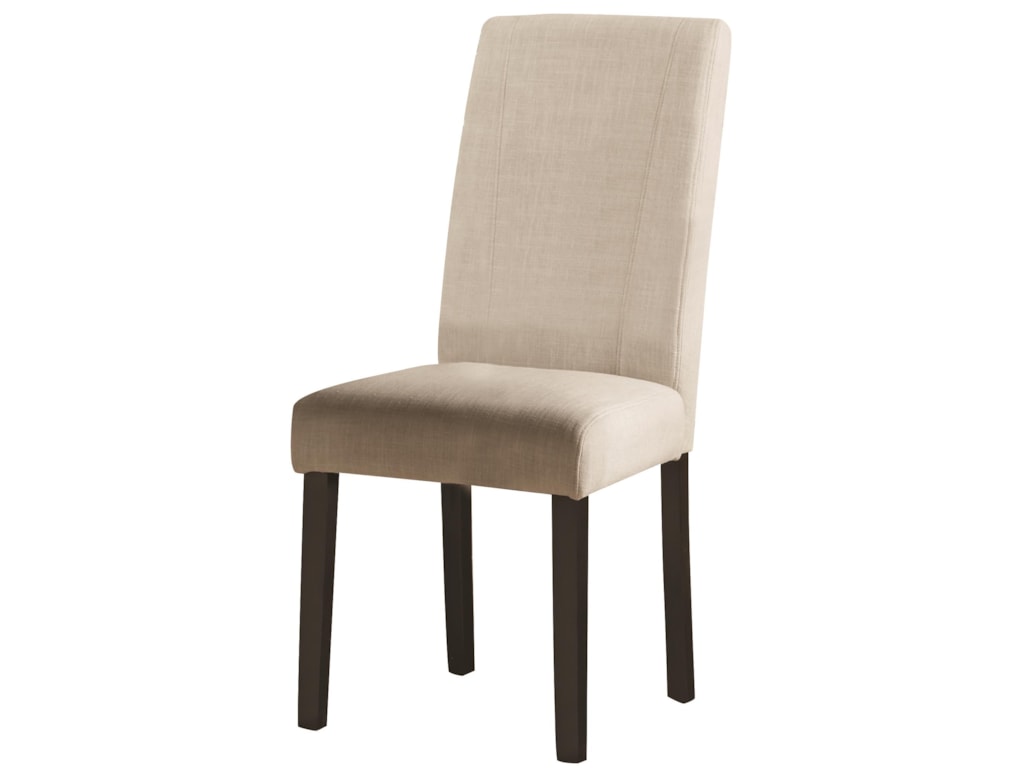 Nagel Parsons White Fabric Side Chair By Coaster At Value City Furniture