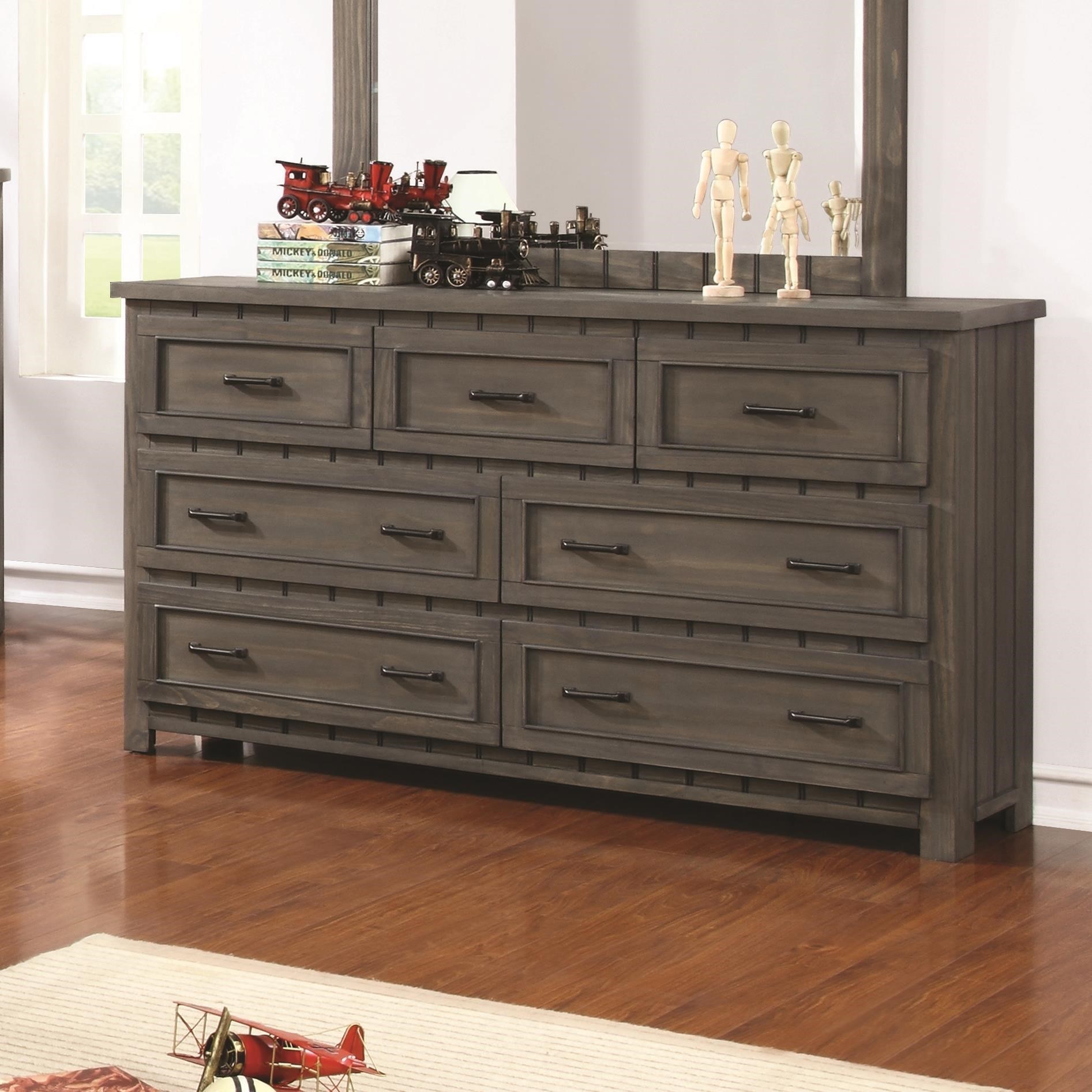 Coaster Napoleon 400933 Transitional Dresser With Paneled Design
