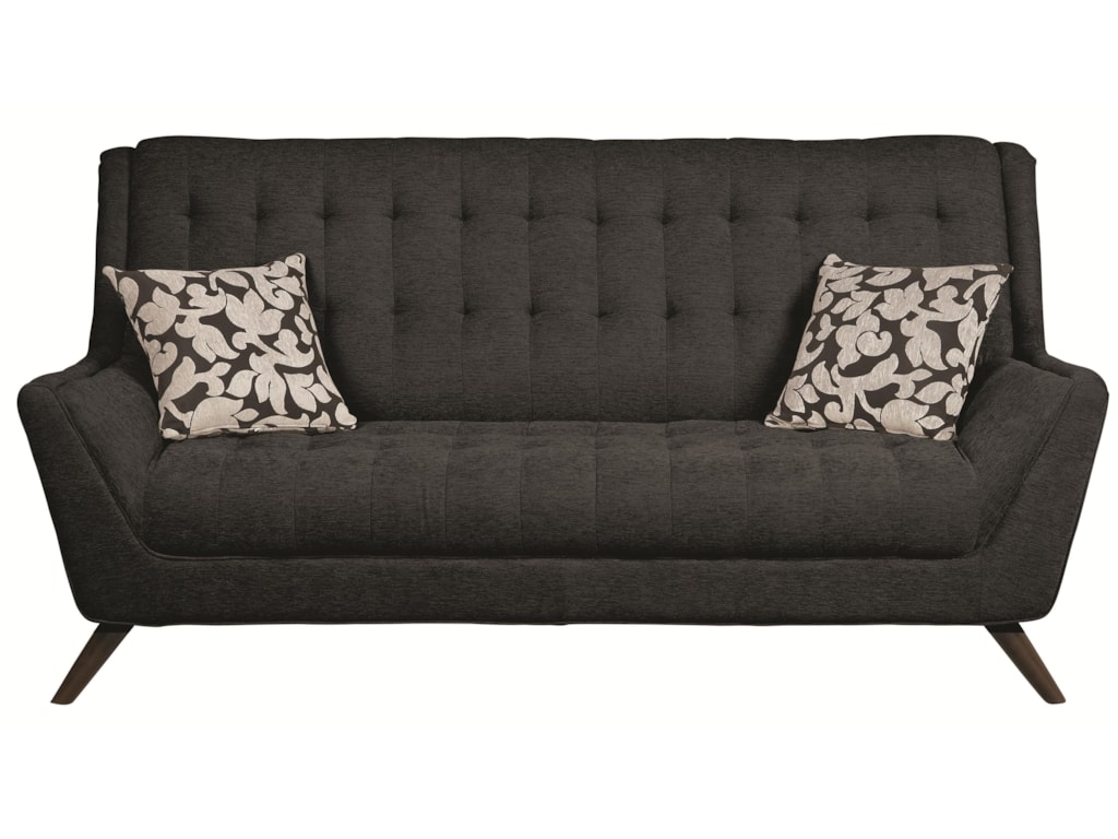 Natalia Retro Sofa W Flared Arms By Coaster At Value City Furniture