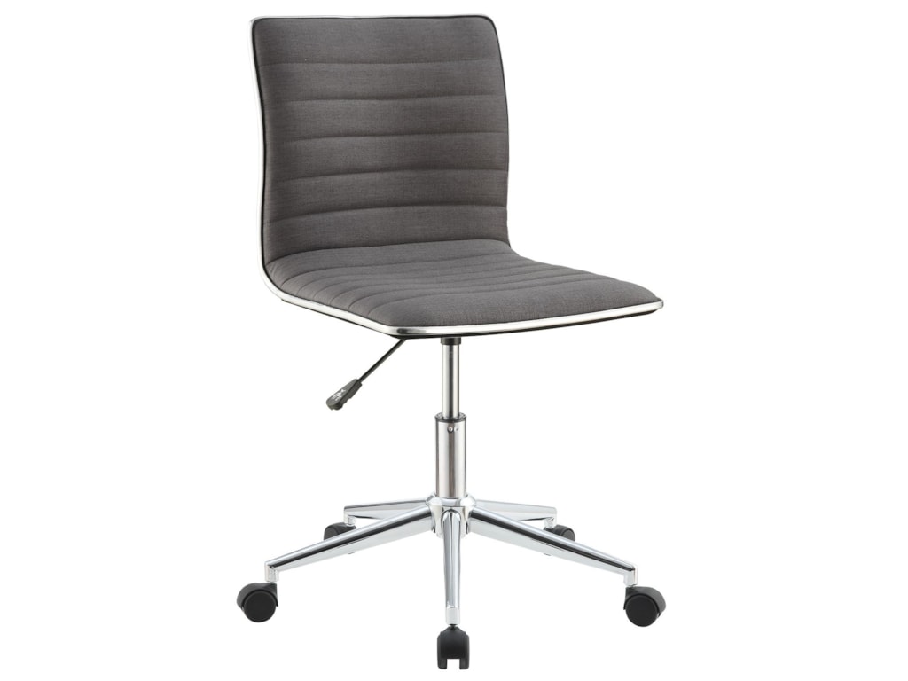 Coaster Office Chairs 800727 Sleek Chair With Chrome Base Coaster Office Chairsoffice Chair