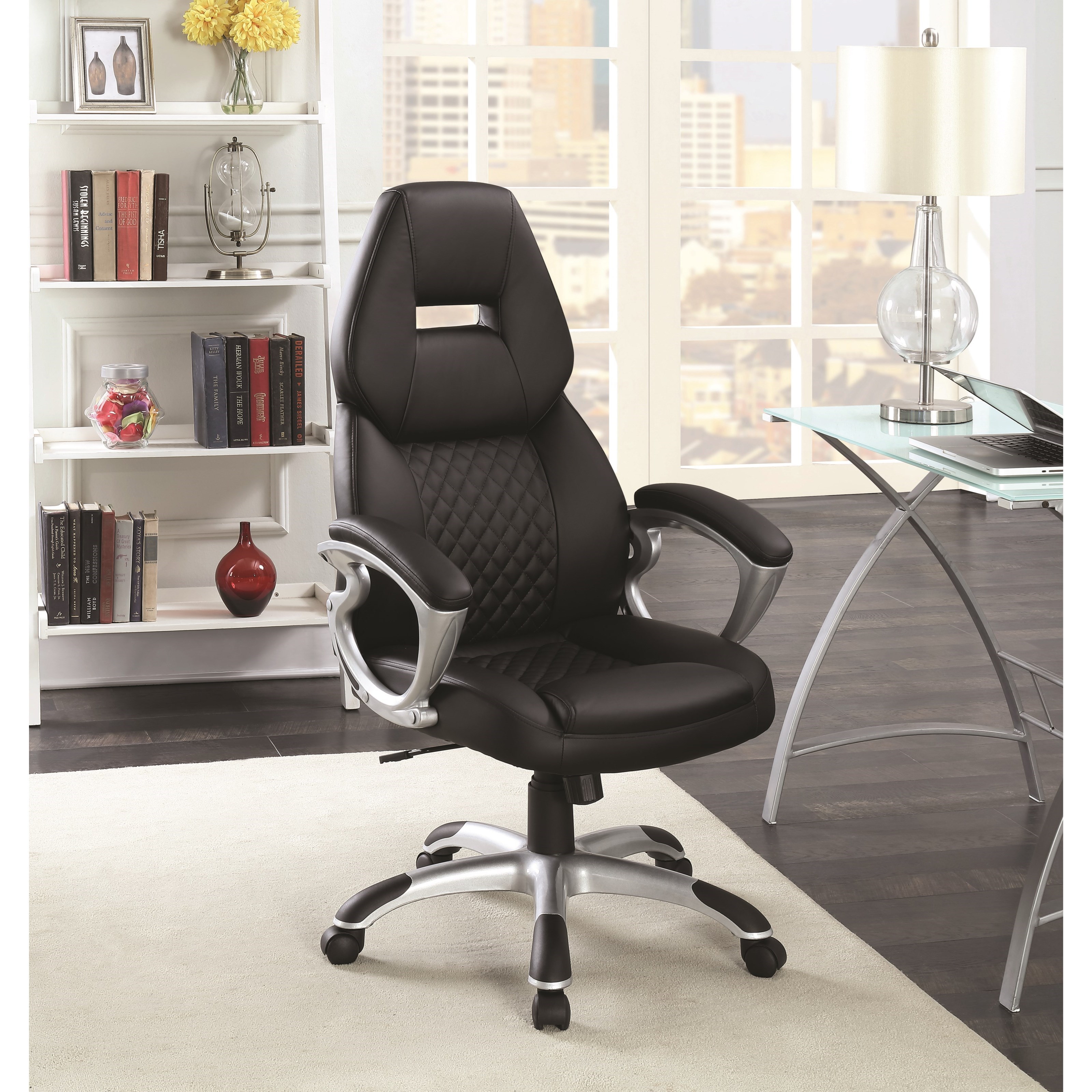 Coaster Office Chairs High Back Office Chair A1 Furniture Mattress Executive Desk Chairs