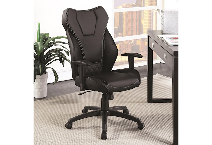 Coaster Office Chairs 802470 Leatherette High Back Office Chair