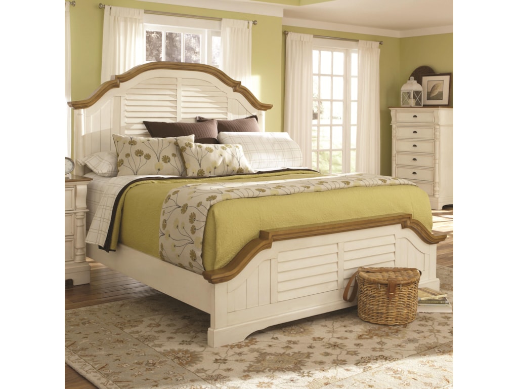 Coaster Oleta 202880ke King Panel Bed With Shutter Detail Dunk Bed Shown May Not Represent Size Indicated