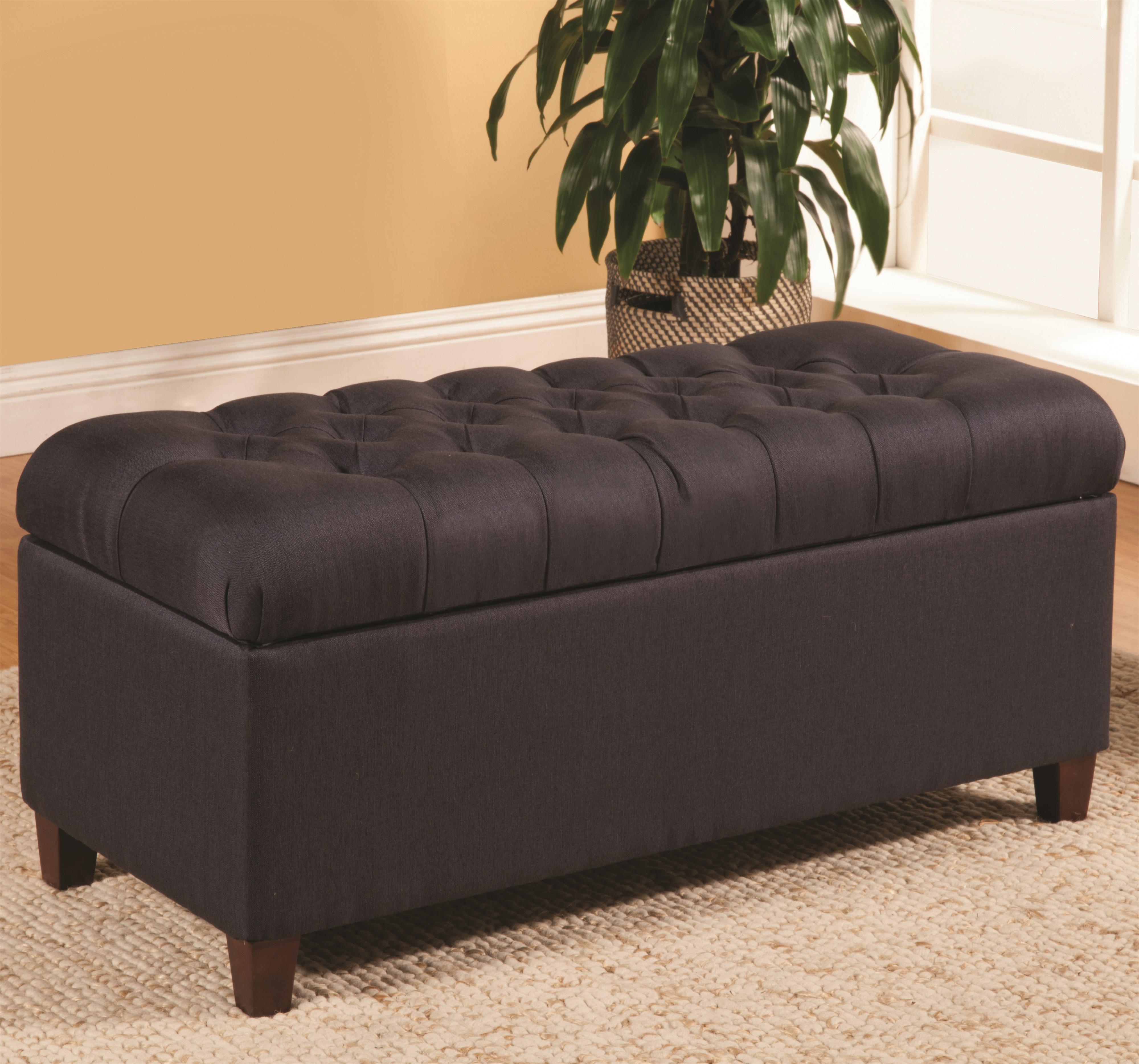 Coaster Ottomans Tufted Storage Bench Rooms For Less