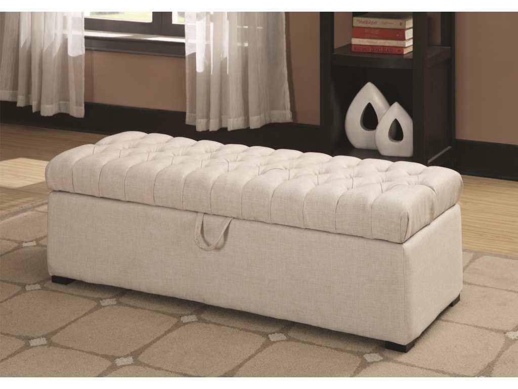 Coaster Ottomans Contemporary Circular Ottoman - Del Sol Furniture Coaster Ottomans Storage Ottoman - Coaster Ottomans Contemporary Circular Ottoman - Del Sol Furniture