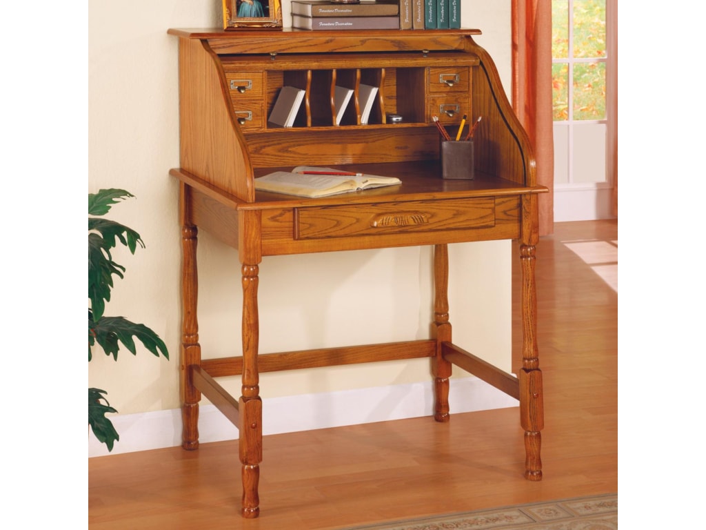 Palmetto Small Roll Top Secretary Desk Sadler S Home Furnishings
