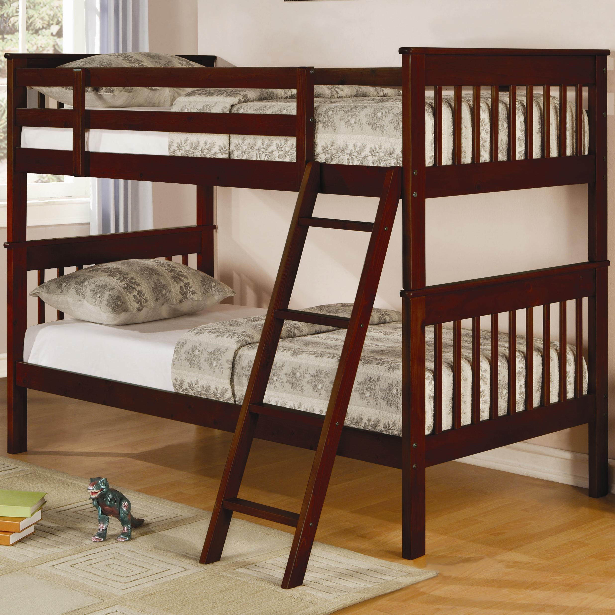 Coaster Parker 460231 Twin Slat Bunk Bed Dunk Bright Furniture