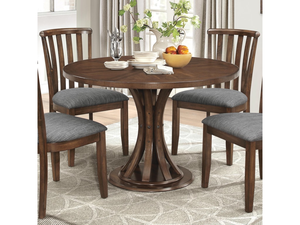 Coaster Prescott 107401 Rustic Dining Table With Slatted Coaster Prescottdining Table