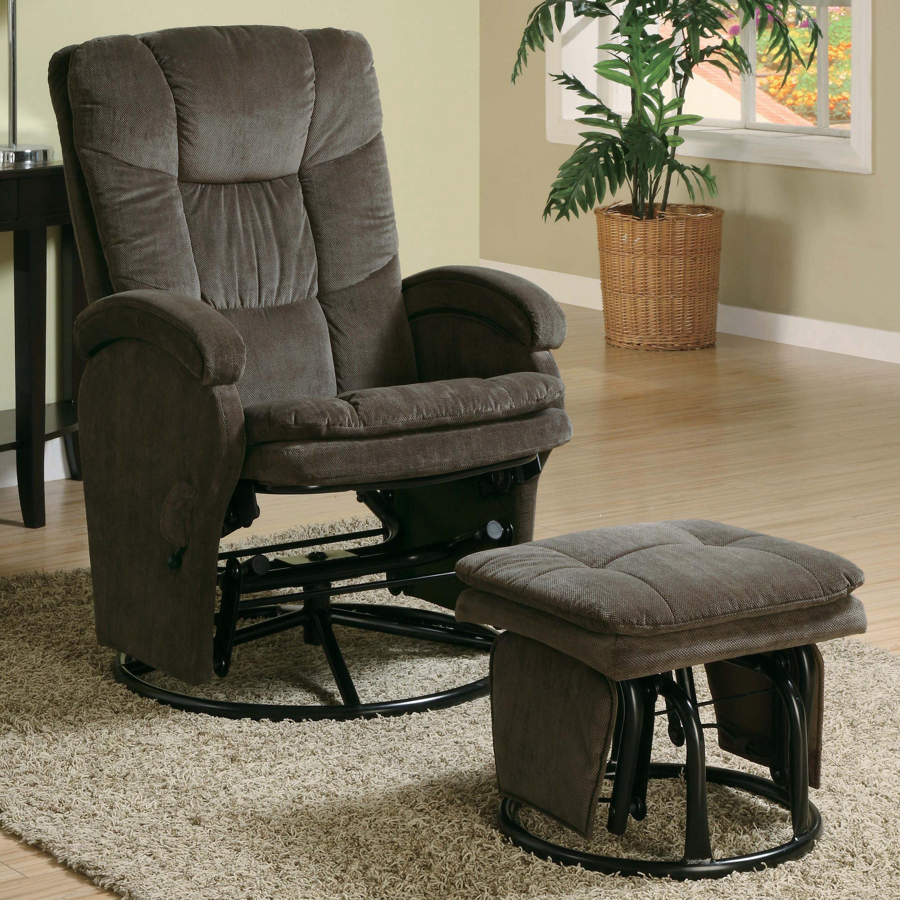 swivel rocking chair with ottoman