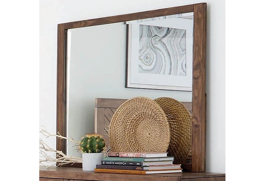 Coaster Reeves 215734 Craftsman Dresser Mirror Dunk Bright