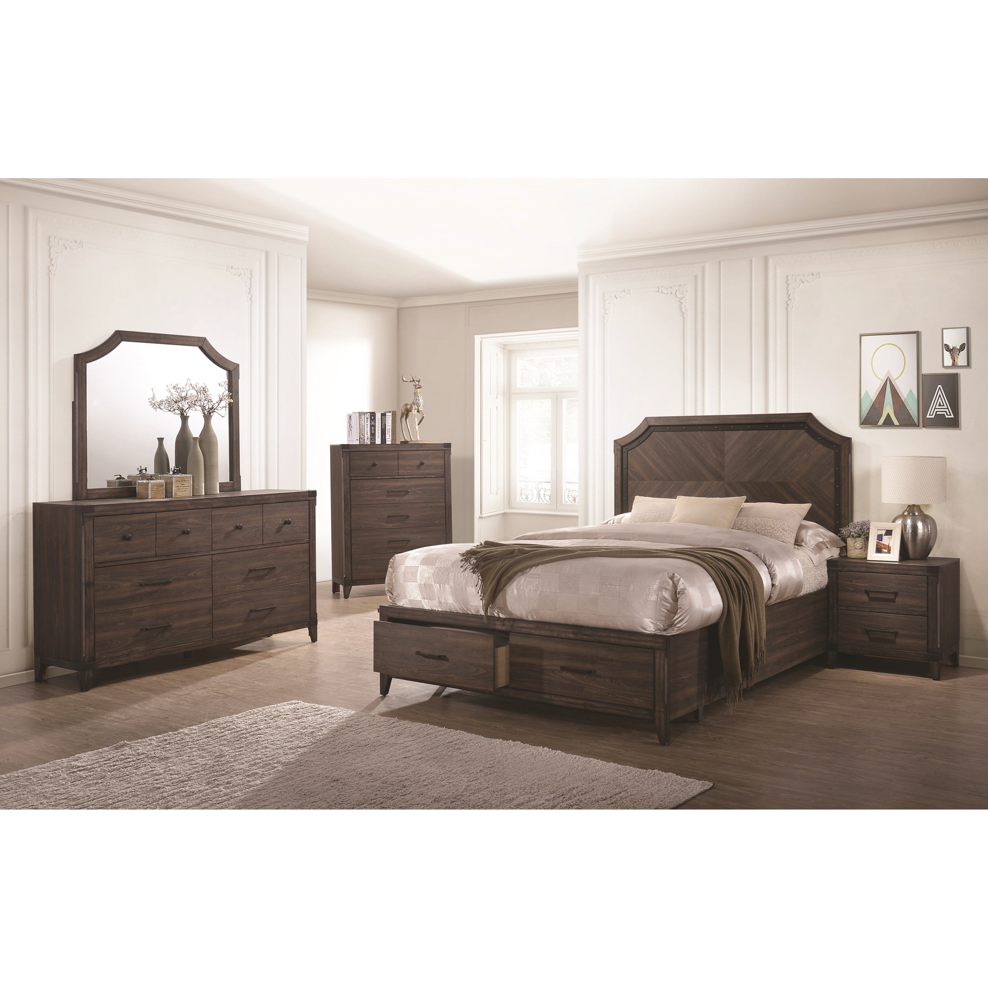 Coaster Furniture Richmond 205712 Nightstand Del Sol Furniture Nightstands