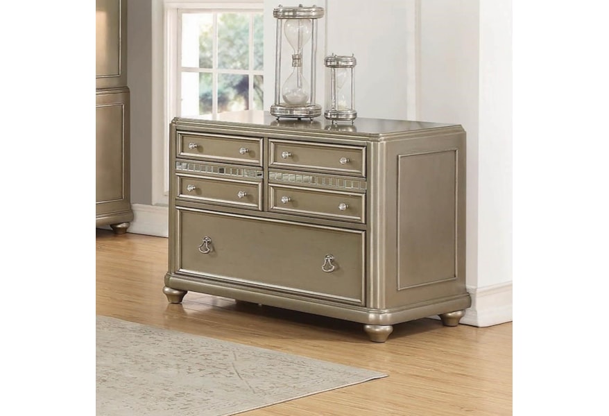 Coaster Ritzville Contemporary File Cabinet With Decorative Coaster Ritzville Contemporary File Cabinet With Decorative