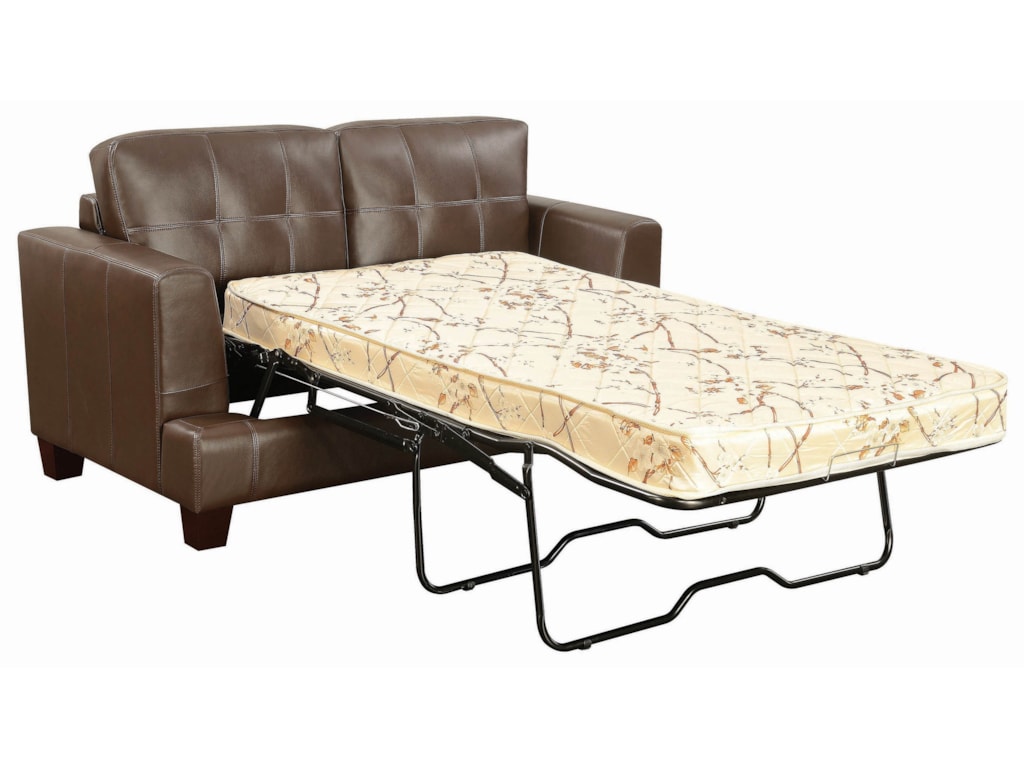 Samuel Contemporary Loveseat Sleeper By Coaster At Value City Furniture
