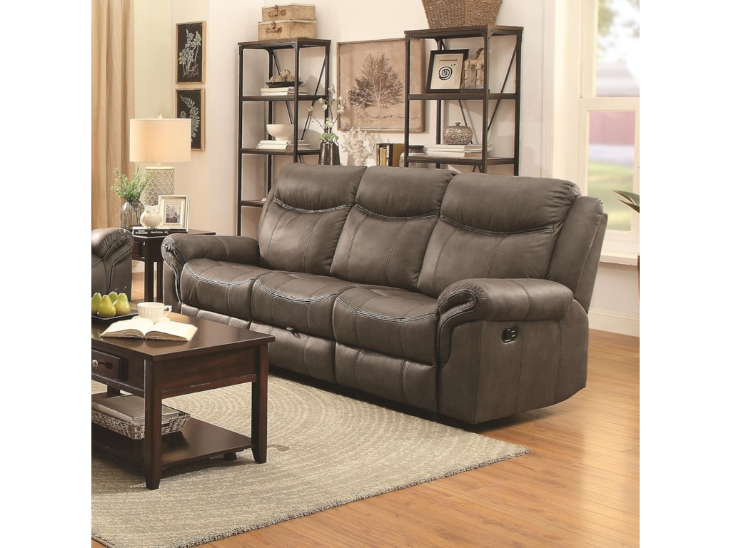 Coaster Sawyer Motion 602334 Motion Sofa With Pillow Arms And Coaster Sawyer Motion 602334 Motion Sofa With Pillow Arms And