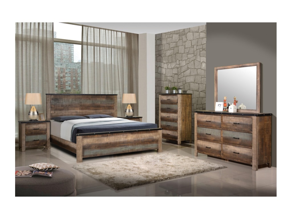 Coaster Sembene Rustic Dresser With Six Drawers Value City