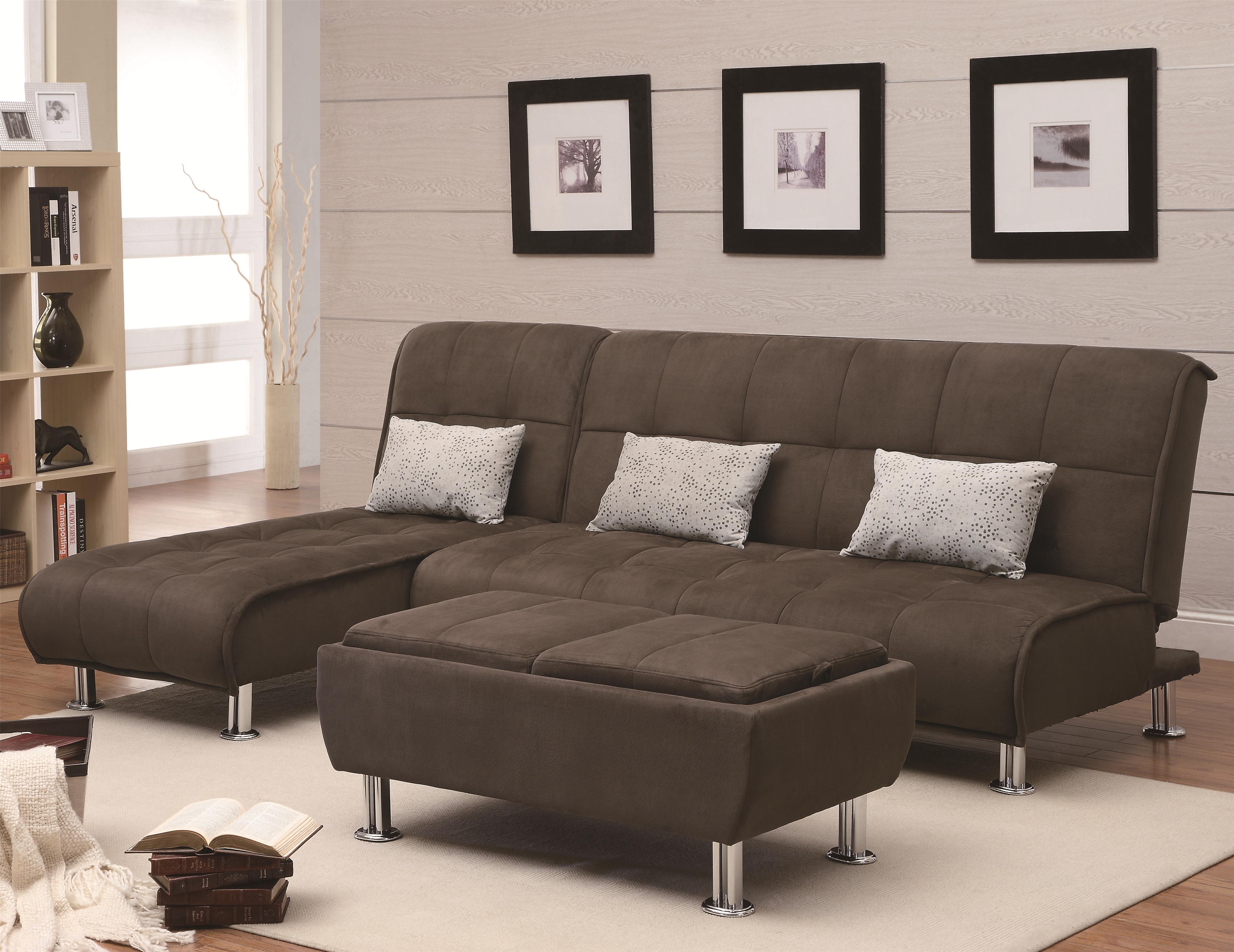 Coaster Sofa Beds And Futons Transitional Styled Futon Value