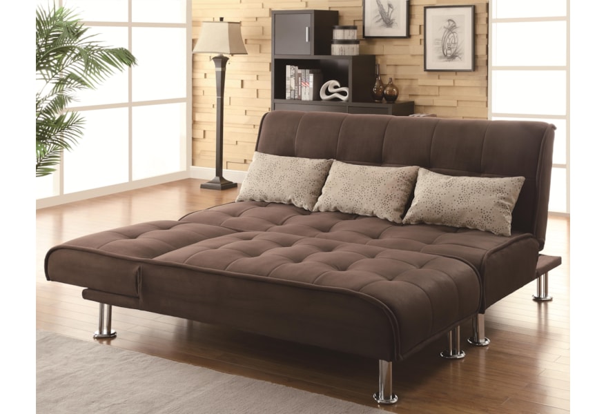 Coaster Sofa Beds And Futons Sectional Sleeper Miller Home Futons Sectional Sofa Sleeper