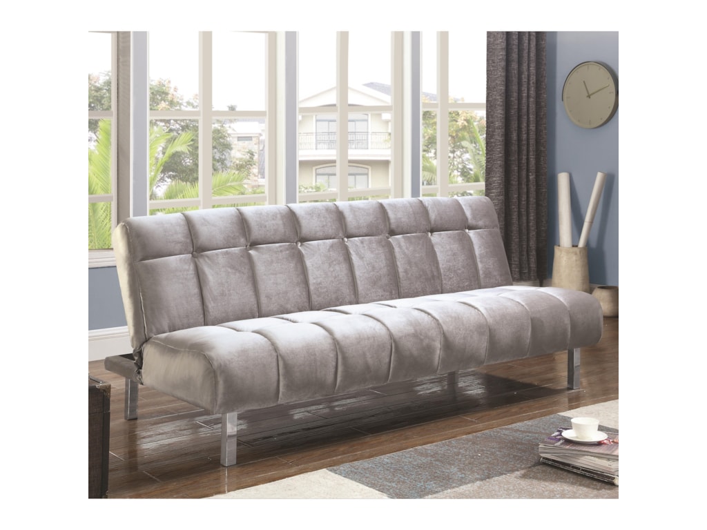 Sofa Beds And Futons Contemporary Bed With Channeled Design By Coaster At Value City Furniture