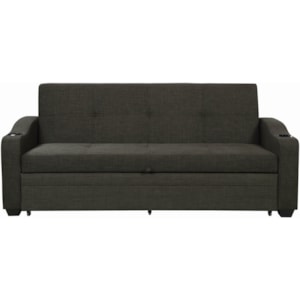 Coaster Sofa Beds And Futons 360063 Casual Sofa Bed With Pull Out Mattress And Cupholder Armrests Miller Home Futons