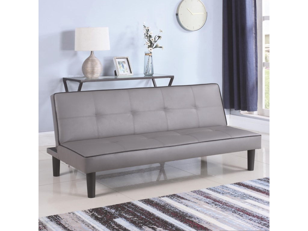 Sofa Beds And Futons Leatherette Bed Piping By Coaster At Dunk Bright Furniture