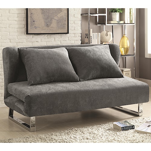 Coaster Sofa Beds And Futons 551074 Bed Northeast Factory Coaster Sofa Beds And Futons Transitional Velvet Bed