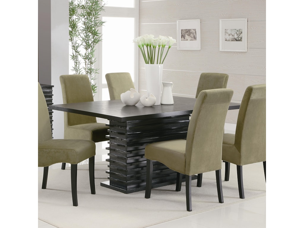 Coaster Stanton Contemporary Dining Table Furniture Superstore Coaster Stanton Contemporary Dining Table Furniture Superstore