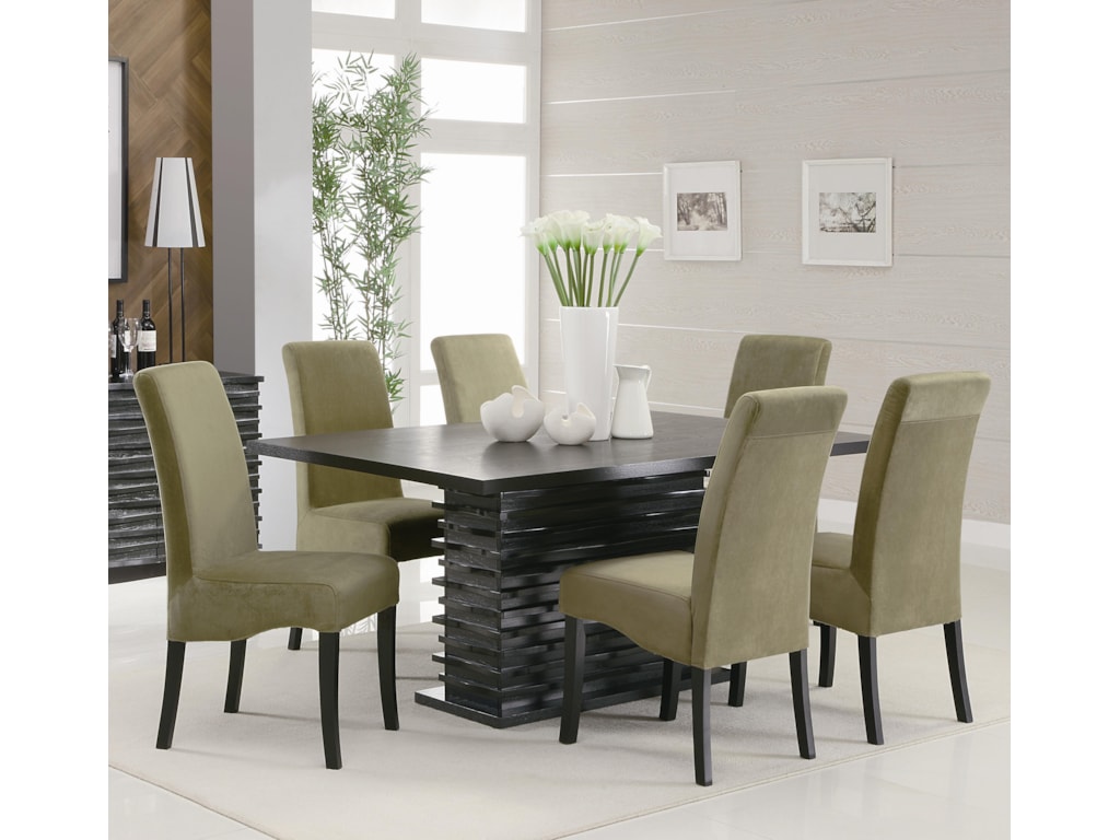 Stanton Contemporary Dining Table By Coaster At Rife S Home Furniture Stanton Contemporary Dining Table By Coaster At Rife S Home Furniture