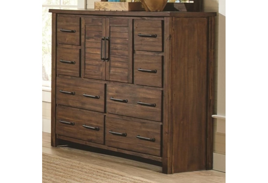 Coaster Sutter Creek 204533 Tall Dresser With 2 Doors Wire