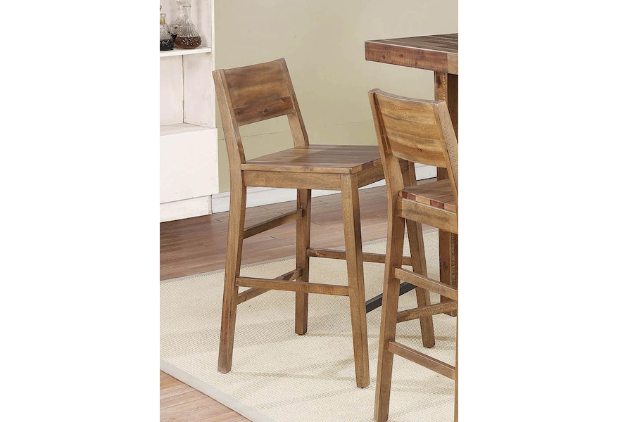 Coaster Tucson Rustic Bar Stool Value City Furniture Bar Stools