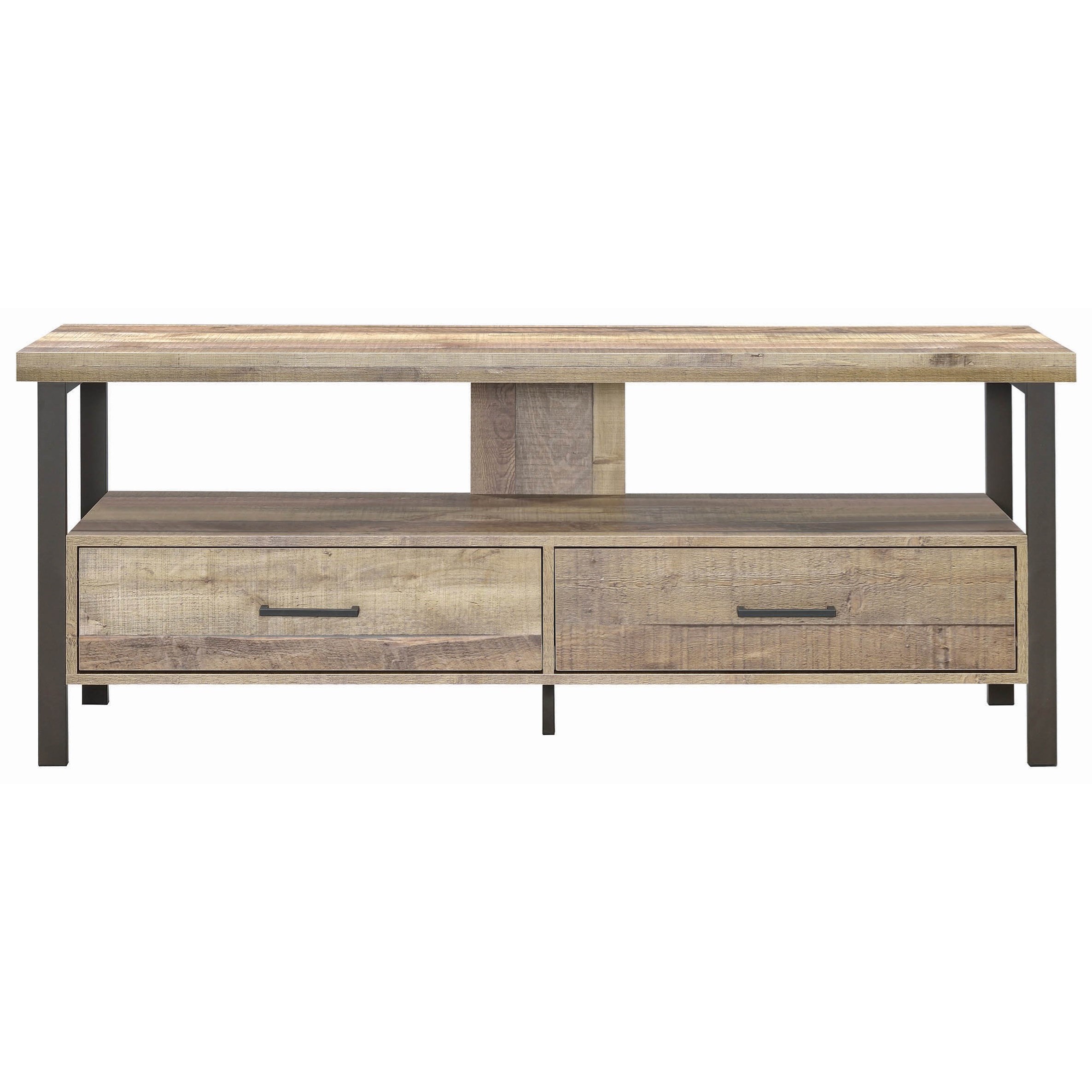 Coaster Tv Stands 721881 Industrial 59 Tv Console Dunk Bright