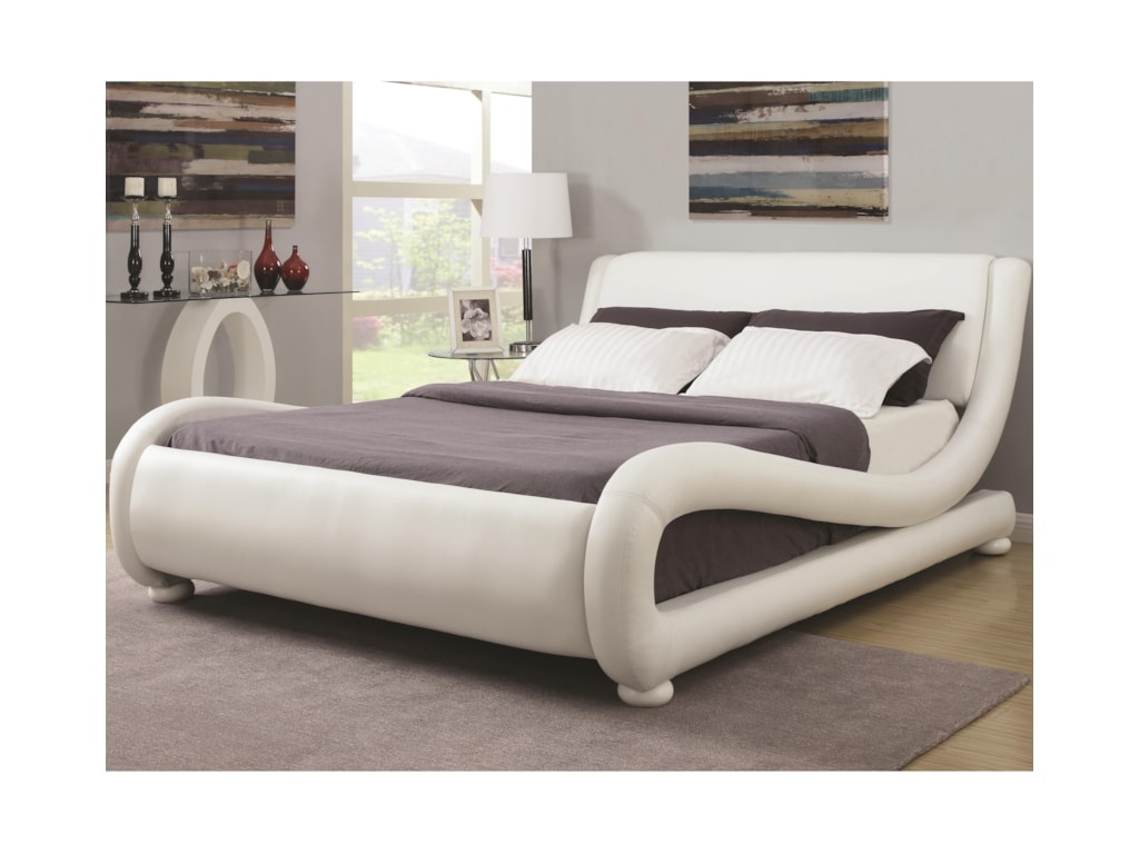 Coaster Upholstered Beds King Kingsburg Modern Upholstered Bed - Bed Shown May Not Represent Size Indicated coaster upholstered beds king kingsburg modern upholstered bed - bed shown may not represent size indicated