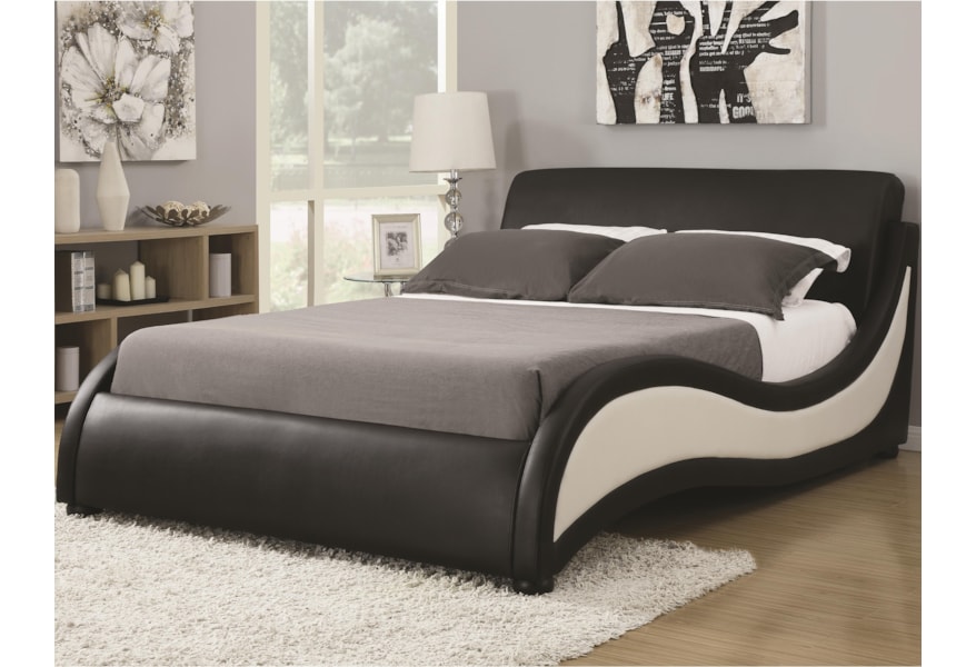 Coaster Upholstered Beds 300170q Queen Niguel Modern Upholstered