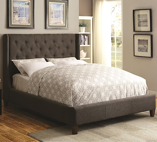 Coaster Upholstered Beds Upholstered King Bed with Tall Tufted Coaster Upholstered Beds Upholstered King Bed with Tall Tufted