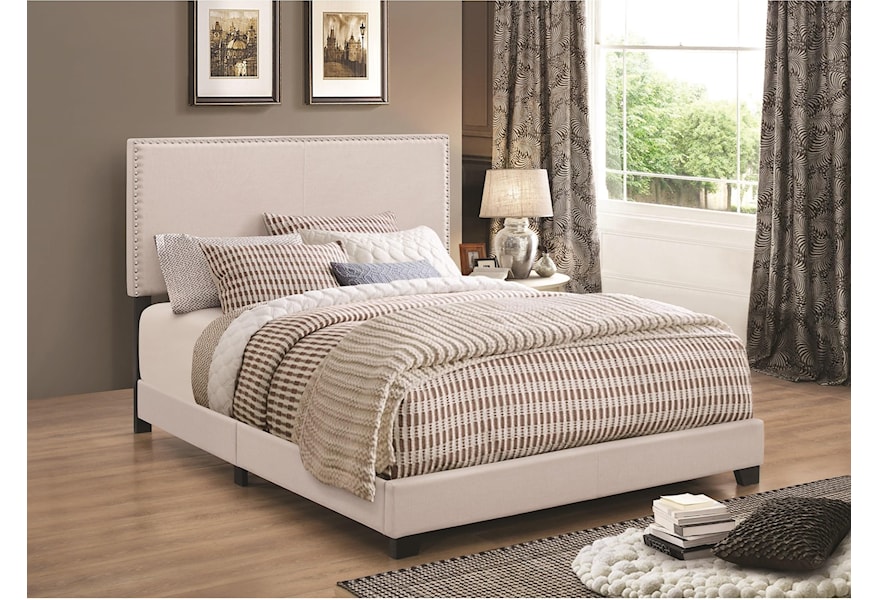 Coaster Upholstered Beds 350051ke Upholstered King Bed With
