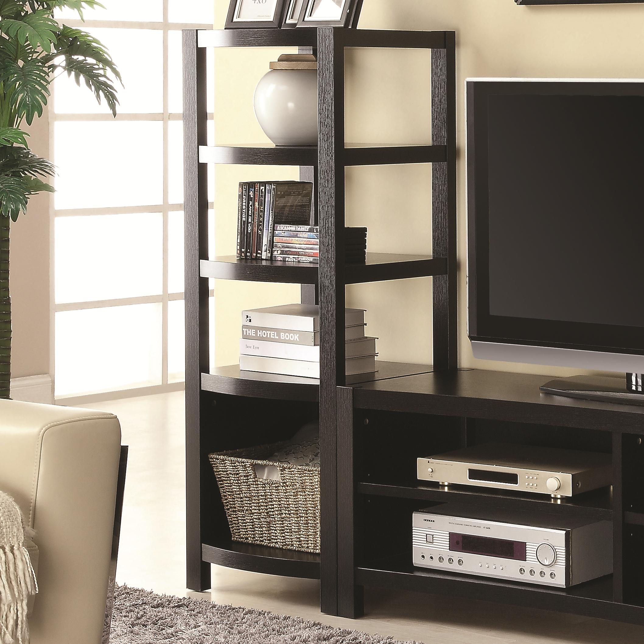Coaster Entertainment Units Curved Front Media Tower Dream Home