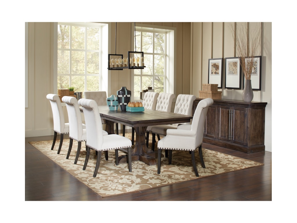 Coaster Furniture Weber 107283 Upholstered Dining Arm Chair With