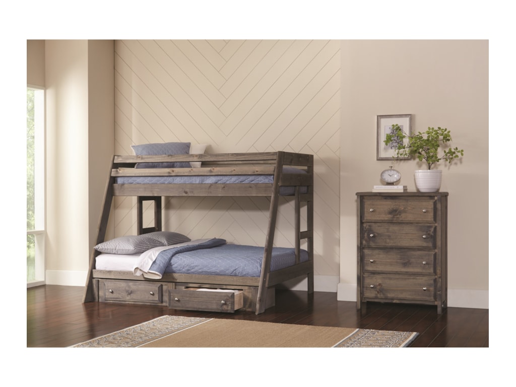 Coaster Wrangle HillTwin Over Full Bunk Bed
