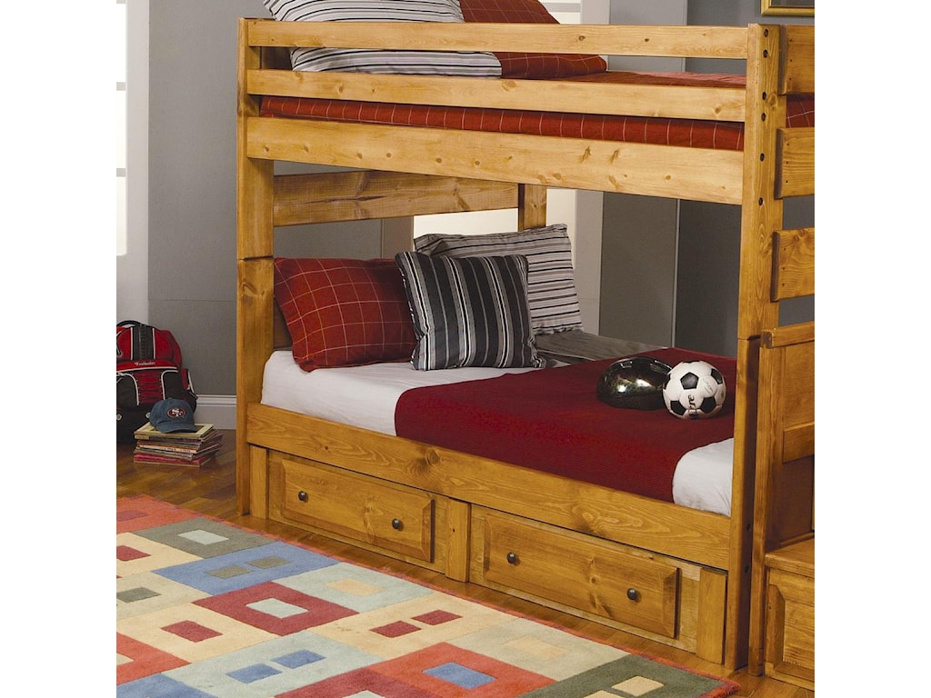Coaster Wrangle Hill Full Over Full Bunk Bed With Pull Out Trundle