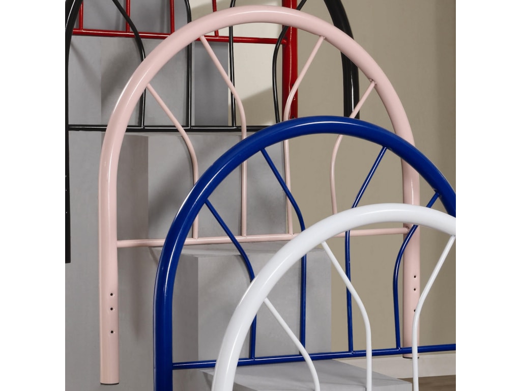 Coaster Youth Beds 2366pt Twin Pink Metal Headboard Dunk Bright Youth Beds Twin Pink Metal Headboard By Coaster