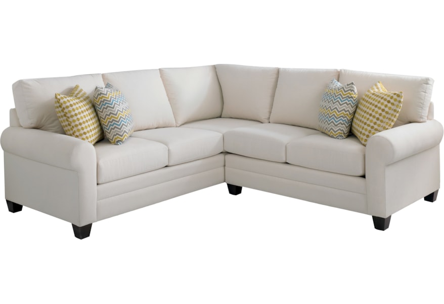 Bassett Cu 2 2 Piece L Shaped Sectional Hudson S Furniture Bassett Cu 2 2 Piece L Shaped Sectional Hudson S Furniture