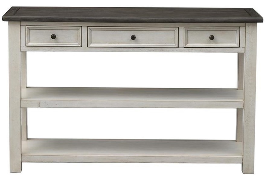 Coast To Coast Imports St Claire Three Drawer Console Table