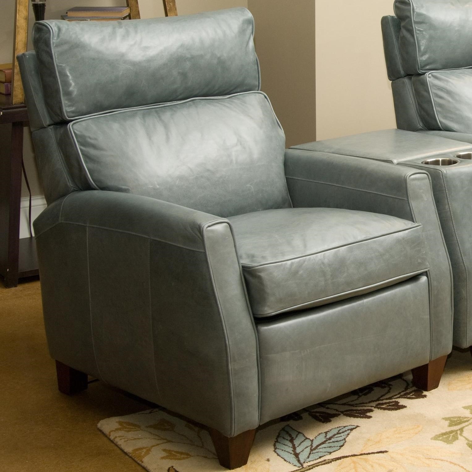 Comfort Design Collins Leather High Leg Recliner With Adjustable