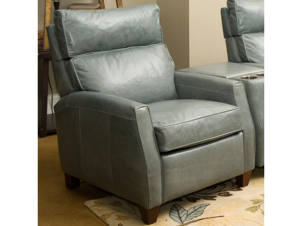 Comfort Design Collins Leather High Leg Recliner With Adjustable