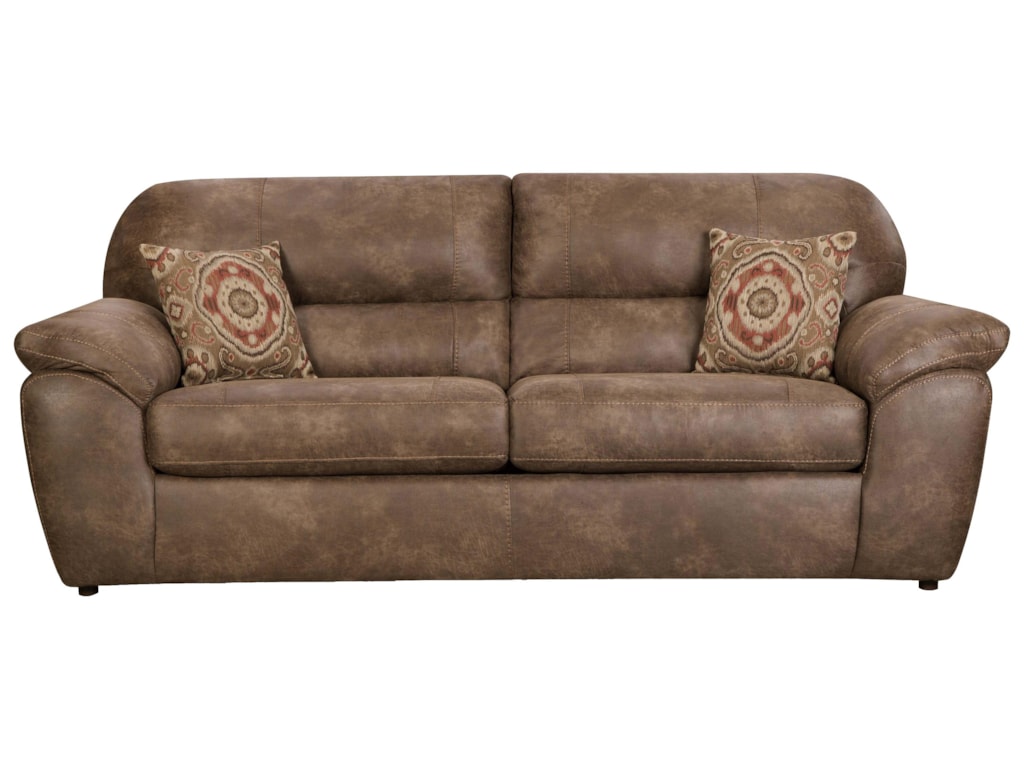 18a0 Casual Plush Sofa By Corinthian At Vandrie Home Furnishings