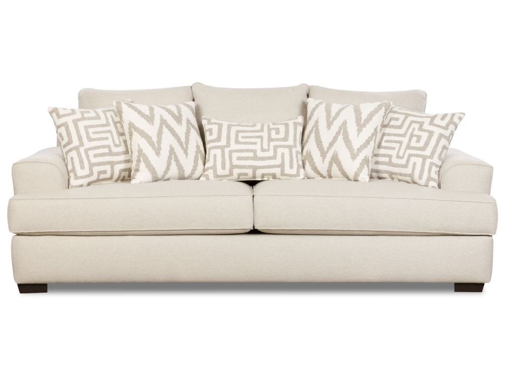 32b0 Contemporary Sofa By Corinthian At Furniture Fair North Carolina