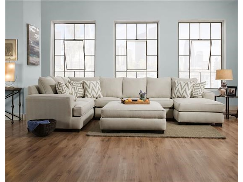 32b0 Sectional By Corinthian At Furniture Fair North Carolina