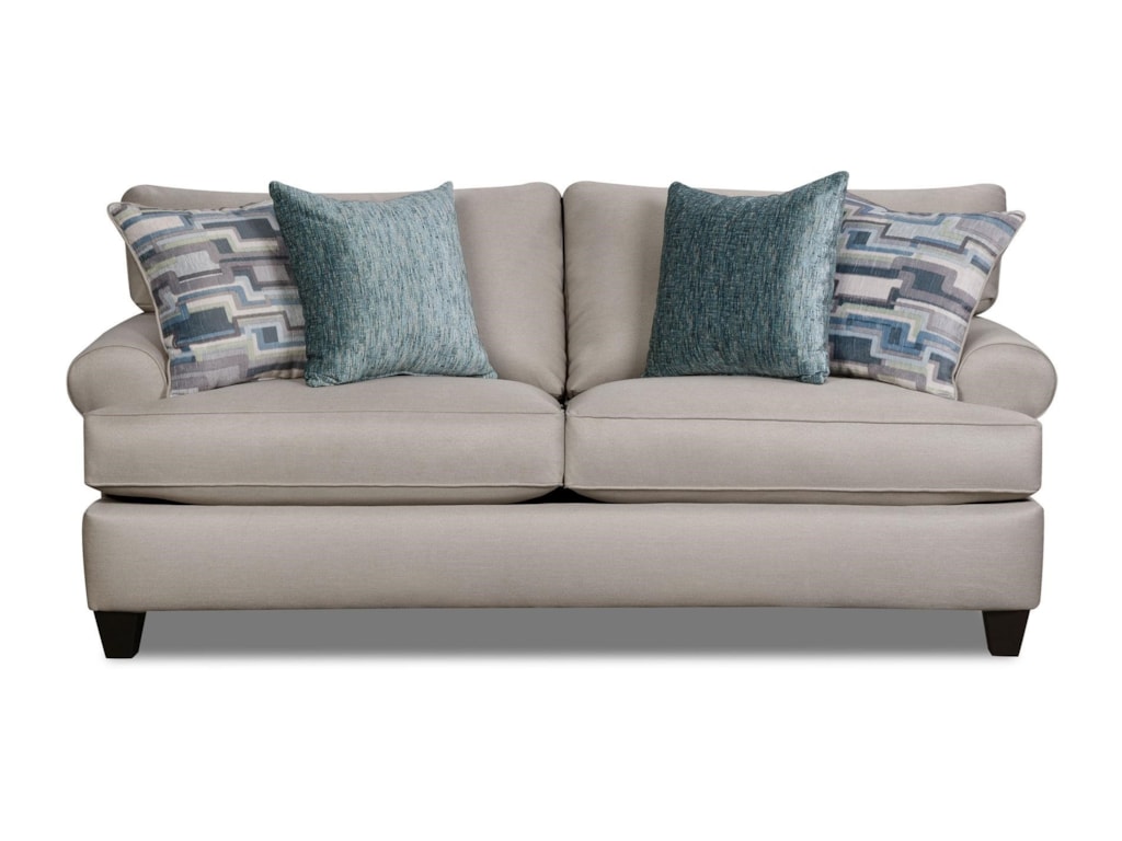 Hogan Nickel Sofa By Corinthian At Great American Home