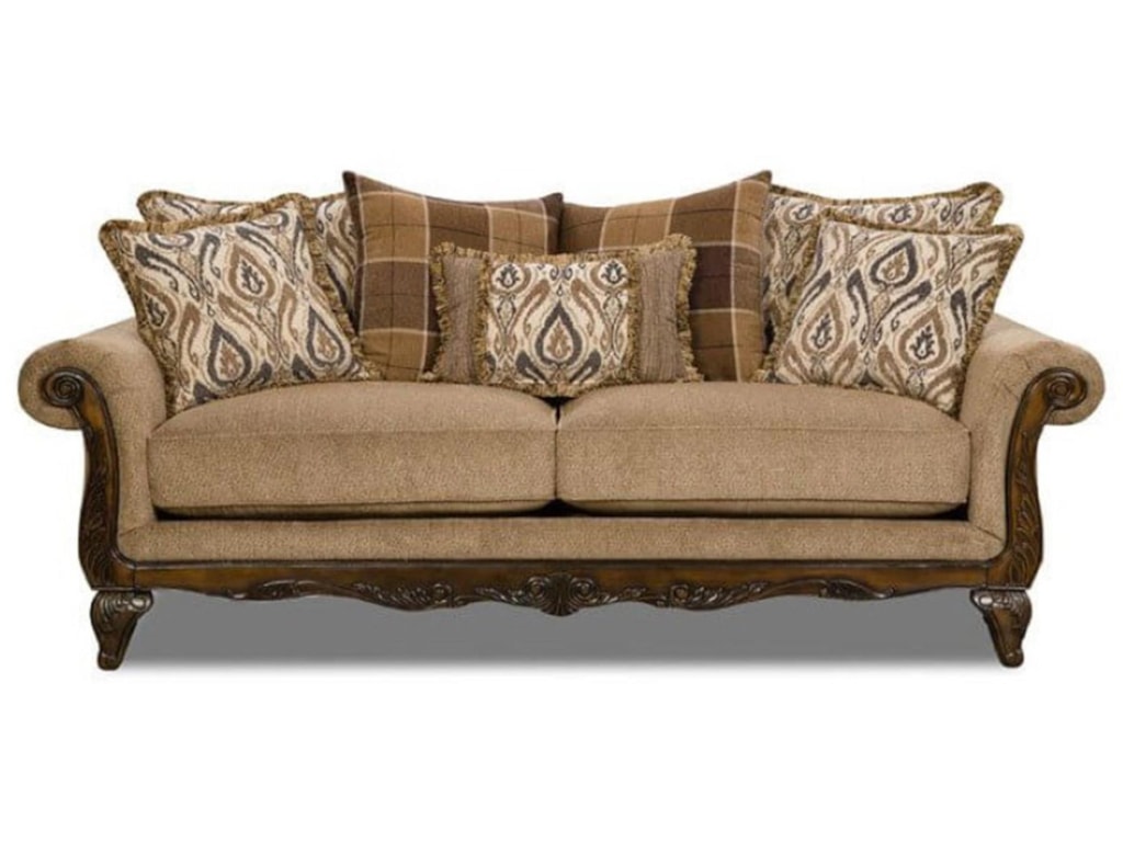 Corinthian Duke 78b3 Cafe Sofa Great American Home Sofas Corinthian Dukecafe Sofa