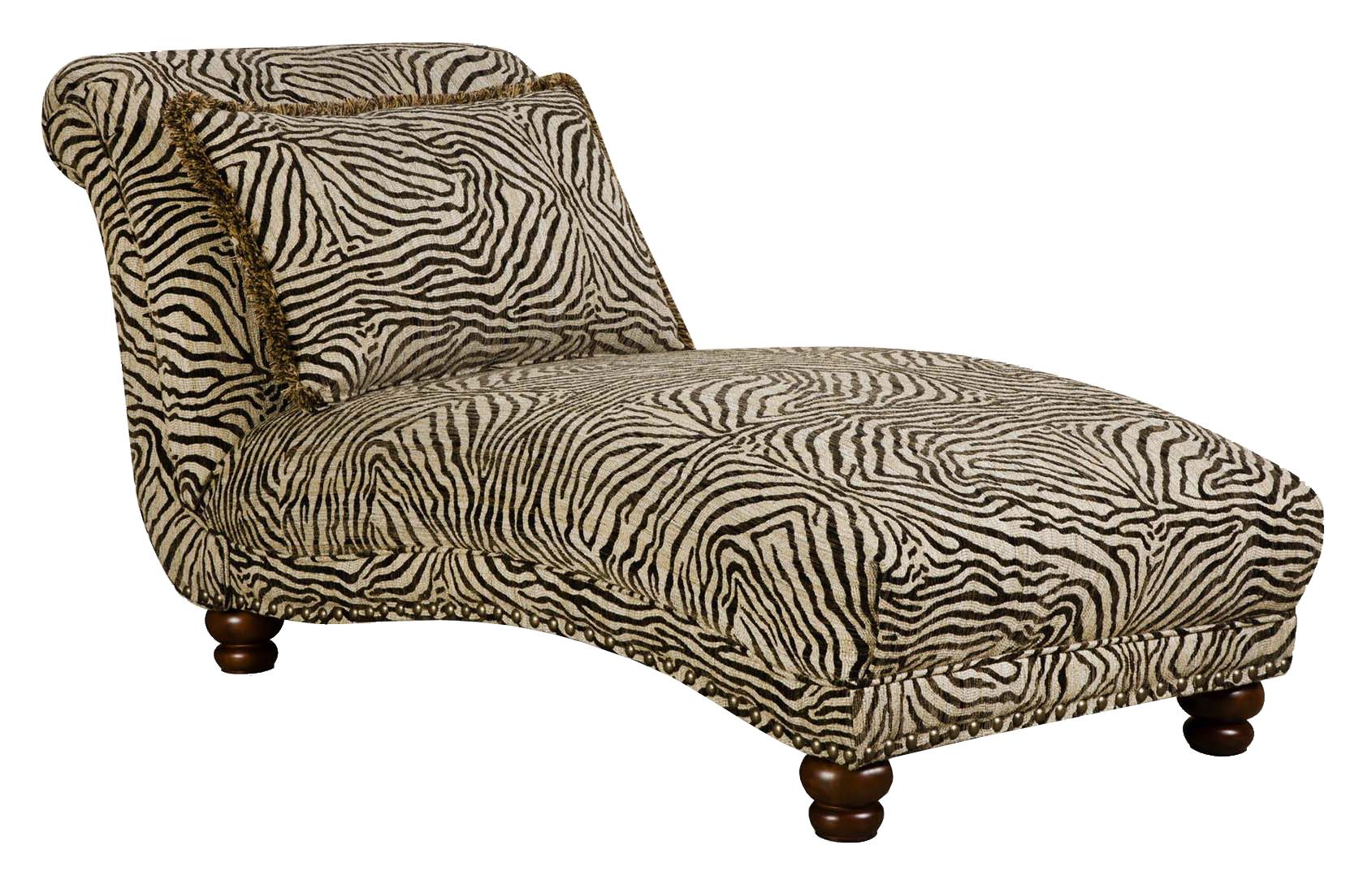Centurion 8010 8015 Chaise With Animal Print Thornton Furniture